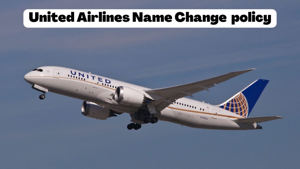 united airlines name change policy