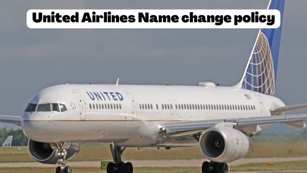 United airlines name change policy